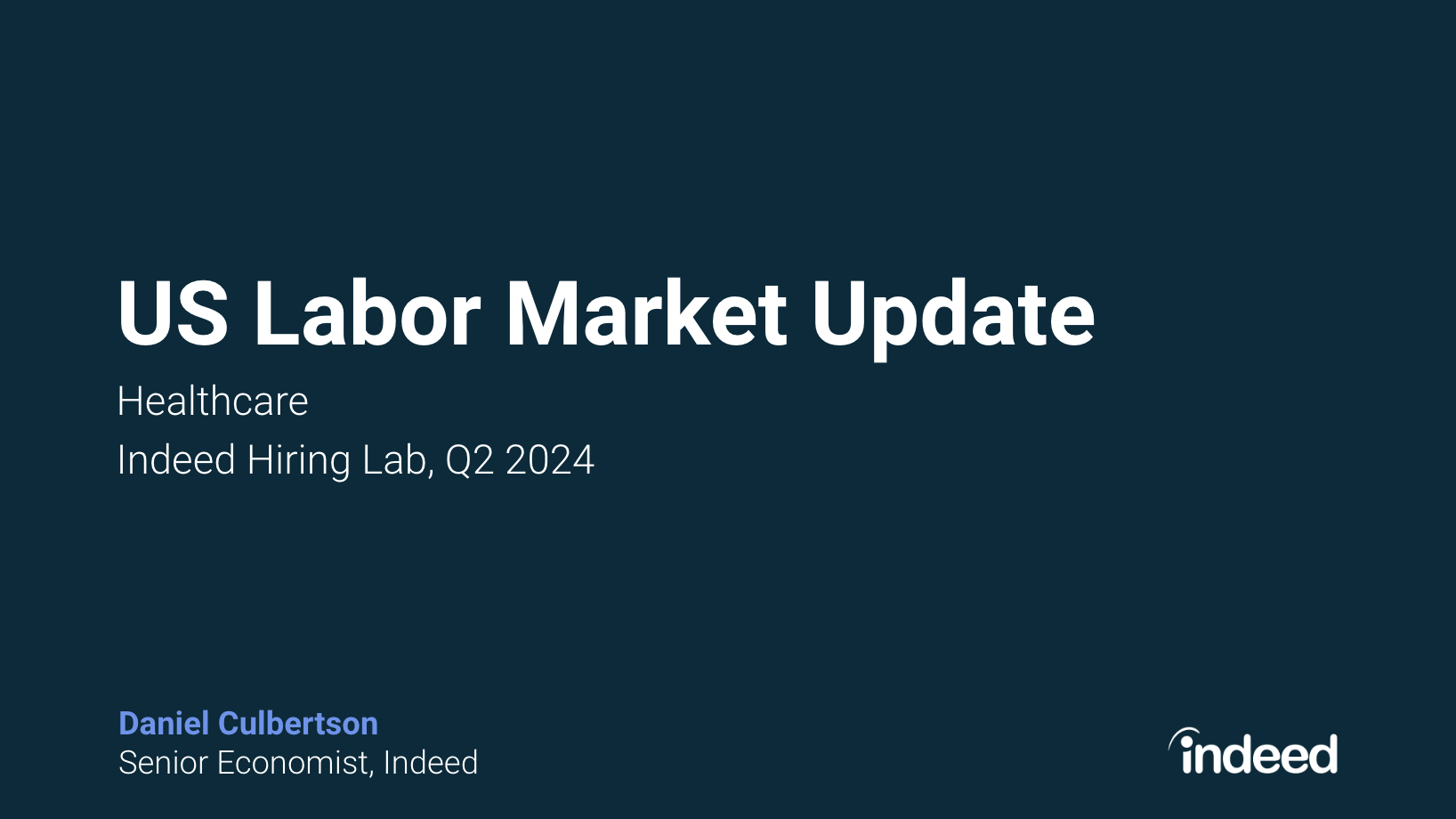 US Q2 2024 Healthcare Labor Market Update: Therapy Job Postings Remain a Bright Spot – Indeed Hiring Lab